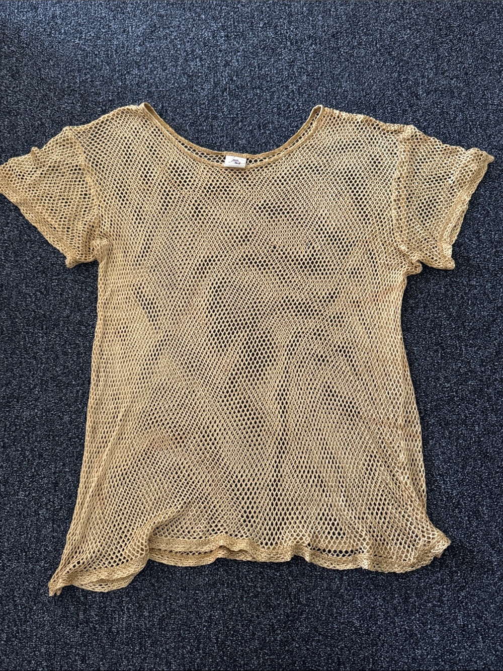 Gold Mesh Shirt - Size L